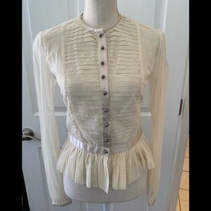 🌼BEAUTIFUL CATHERINE MALANDRINO RUNWAY TOP🌼